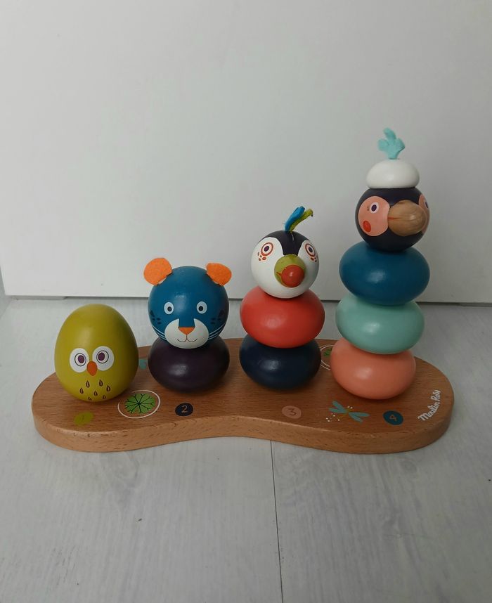 Jouet empilable en bois Moulin Roty