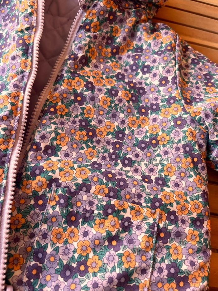 Manteau réversible fleuri sergent major 3 ans - photo numéro 6