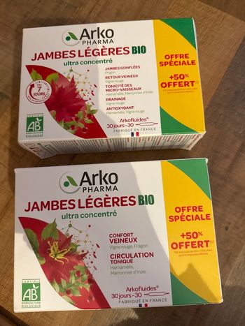 Jambes légères arkopharma 