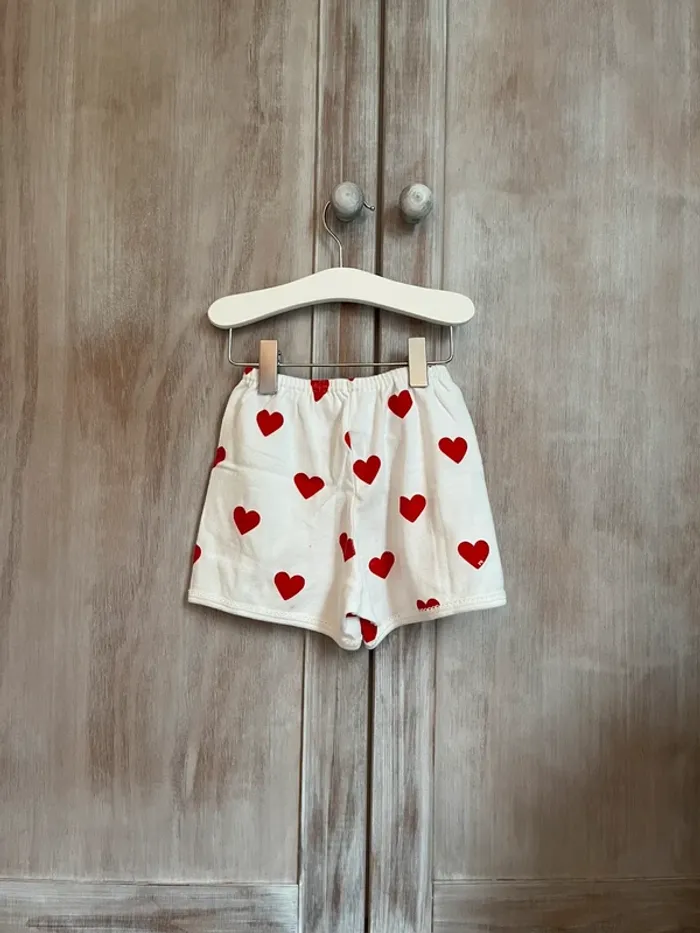 Pyjama cœurs 2 pièces t. 5 ans - photo numéro 5