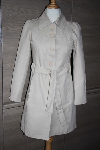 trench femme taille 36 Voyelles beige