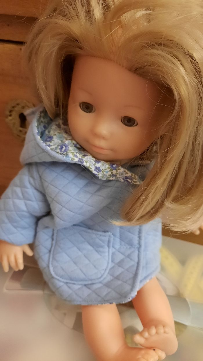 Manteau pour poupee corps souple type ma corolle 36cm - photo numéro 4