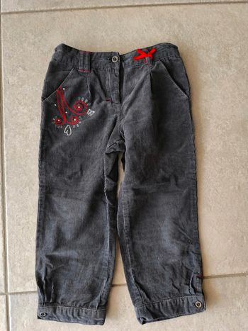 Pantacourt en velours 8 ans orchestra