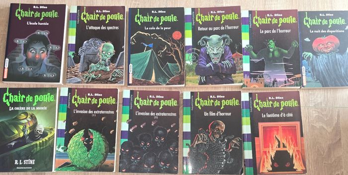 Lot de 11 livres chair de poule