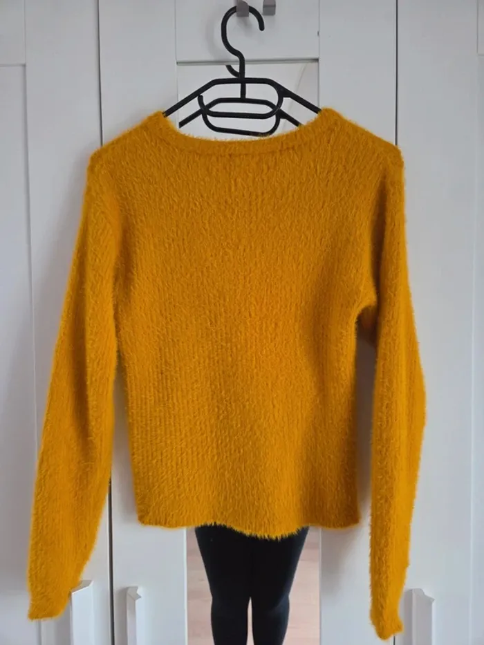 Pull chaud fille taille 10 ans moutarde Gémo - photo numéro 3