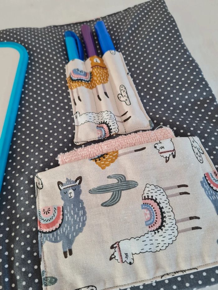 Pochette range ardoise ou cahier - photo numéro 4