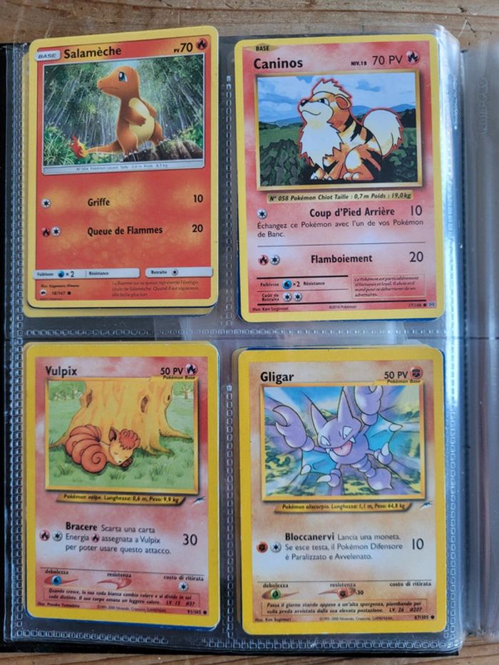 Vends lot de 60 cartes pokemon (5 sont italiennes) - photo numéro 4