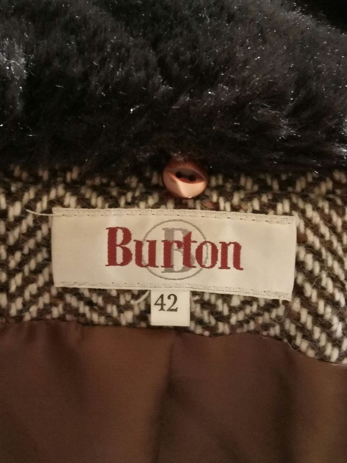 Veste courte marron et beige Burton T42 - photo numéro 8