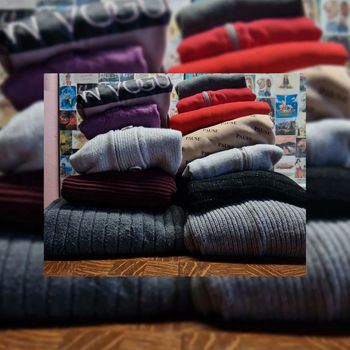 Lot de 15 hauts multicolore taille 34 36 38 uni et à motif logo casual cocooning romantique