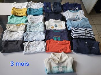 Lot vetement en taille 3 mois.