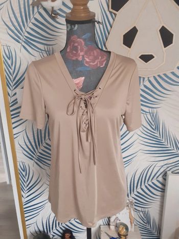 Tee-shirt manches courtes fluide L