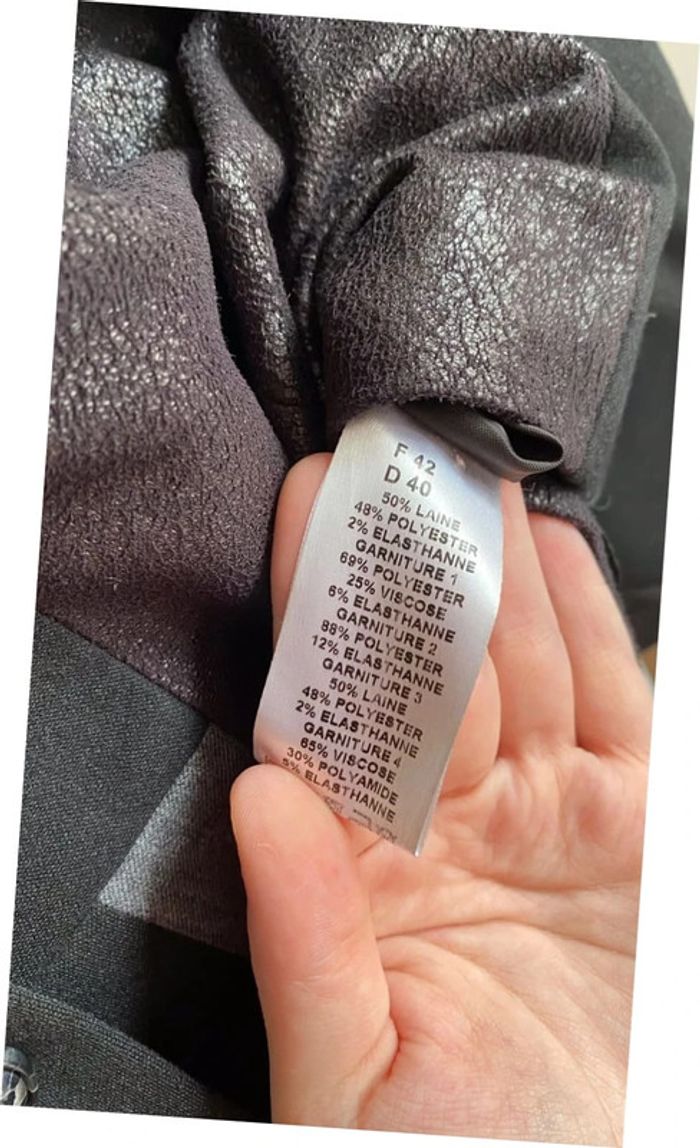 Ensemble tailleur 2 pièces noir Christine Laure t42 - photo numéro 8