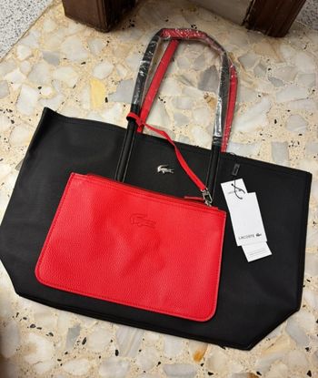 Sac à main réversible et rouge Lacoste neuf
