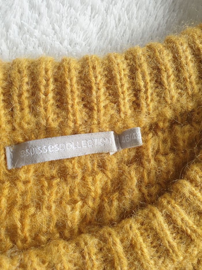 Pull femme 46/48 moutarde - photo numéro 4