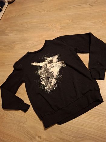 Pull garçon noir et blanc la halle 14 ans