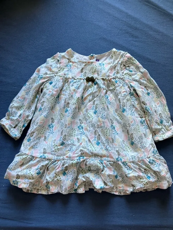 Robe fine manches longues 24 mois