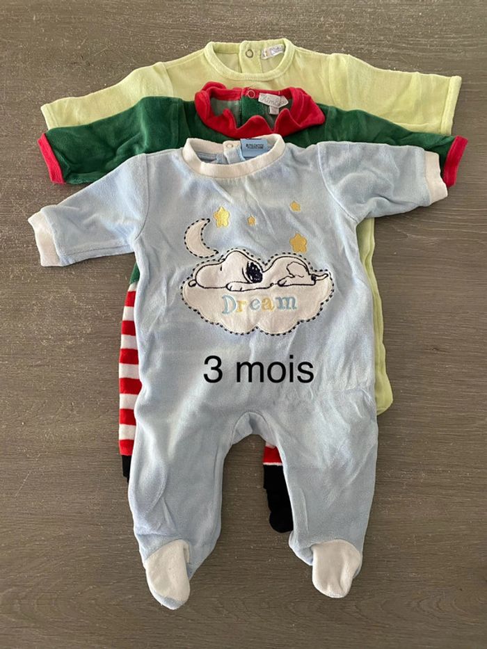 Lot pyjama 3 mois