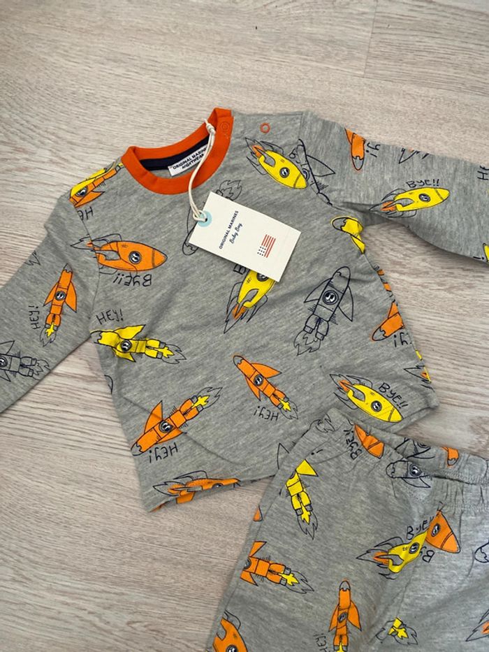 Ensemble pyjama Original Marines  6 9 mois Neuf - photo numéro 2