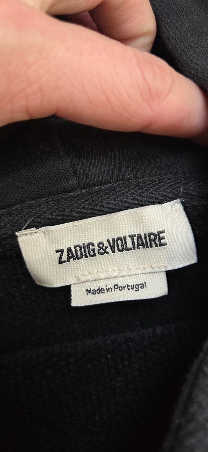 Sweat à capuche Zadig et Voltaire Femme M/L noir - photo numéro 3
