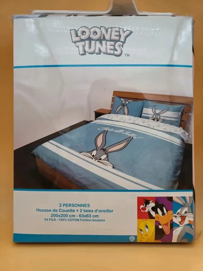 Housse de couette Looney Tunes 200x200 cm