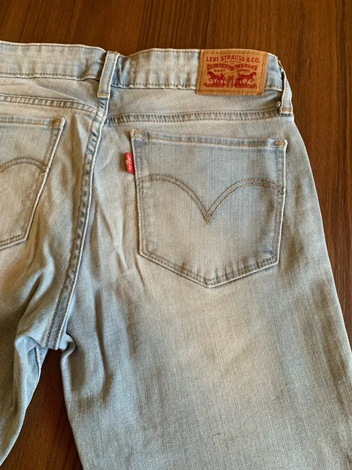 Jean Levi s bleu clair 26 skinny 711 - photo numéro 7