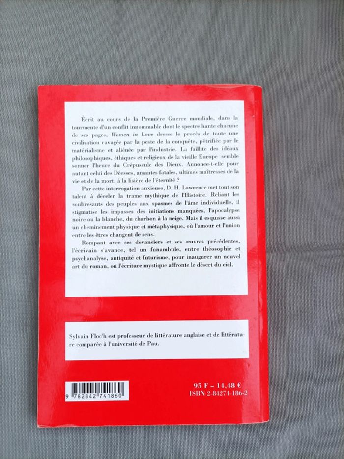 Livre d étude sur "Women in love" de D.H. Lawrence - photo numéro 2