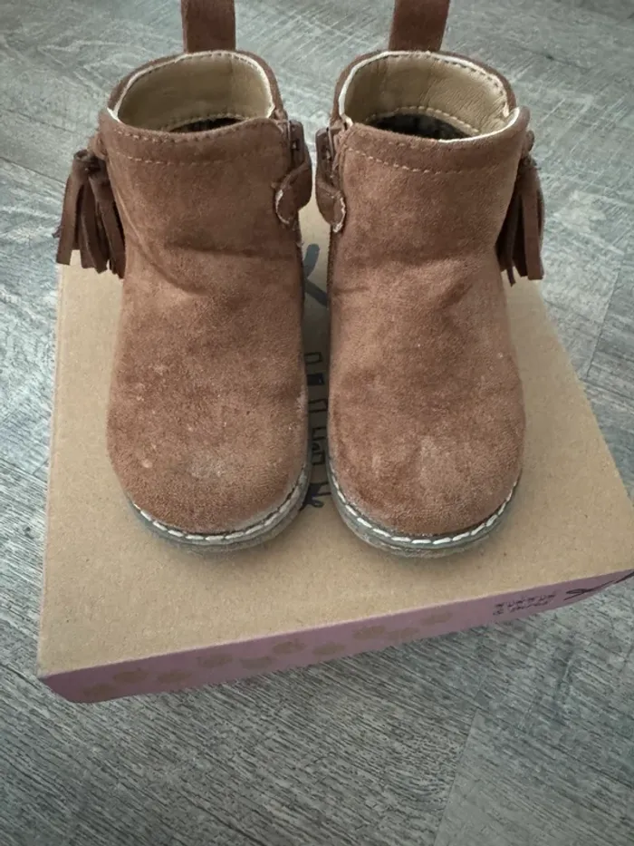 Bottines marron pointure 21 mini & girls