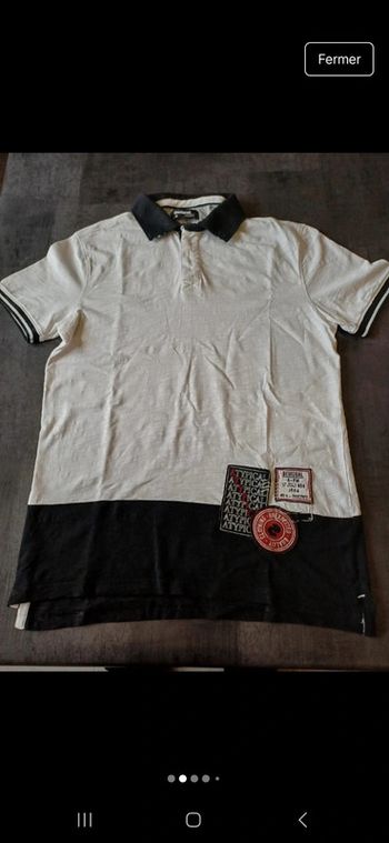 T-shirt desigual noir et blanc