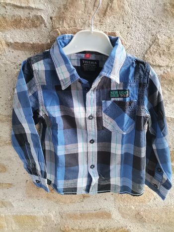 Chemise bleu