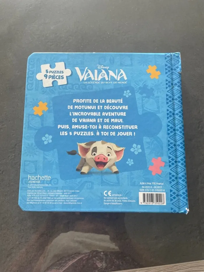 Livre puzzle vaiana - photo numéro 2
