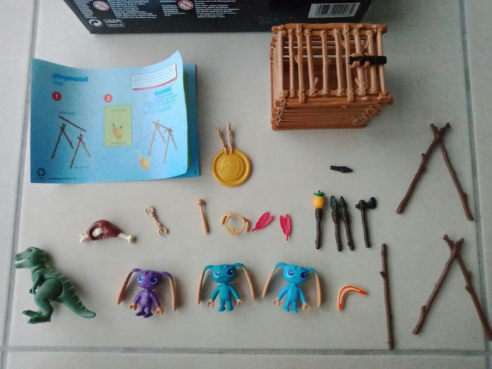 Playmobil Super 4 Tribu d'Alien avec tyrannosaure - photo numéro 3