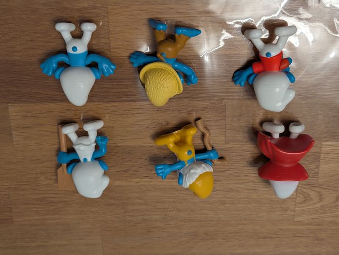 Lot de 6 figurines Schtroumpfs McDonald's - photo numéro 7