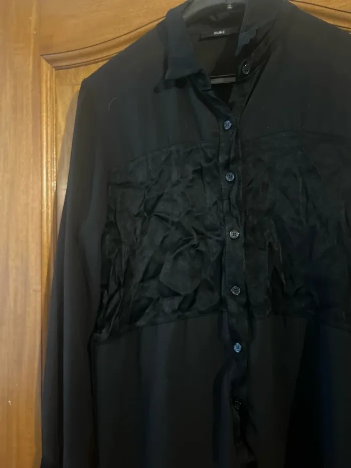 Chemise noire Zuiki taille M - photo numéro 3