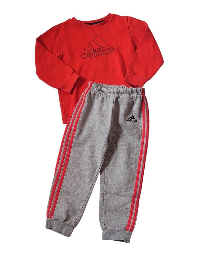 Ensemble gris orange 2-3ans