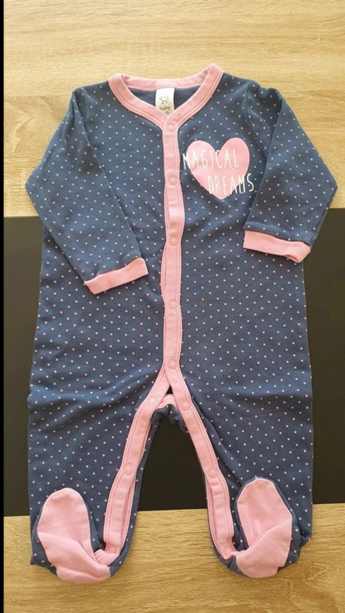 Lot de 2 pyjamas légers 74 cm - photo numéro 3