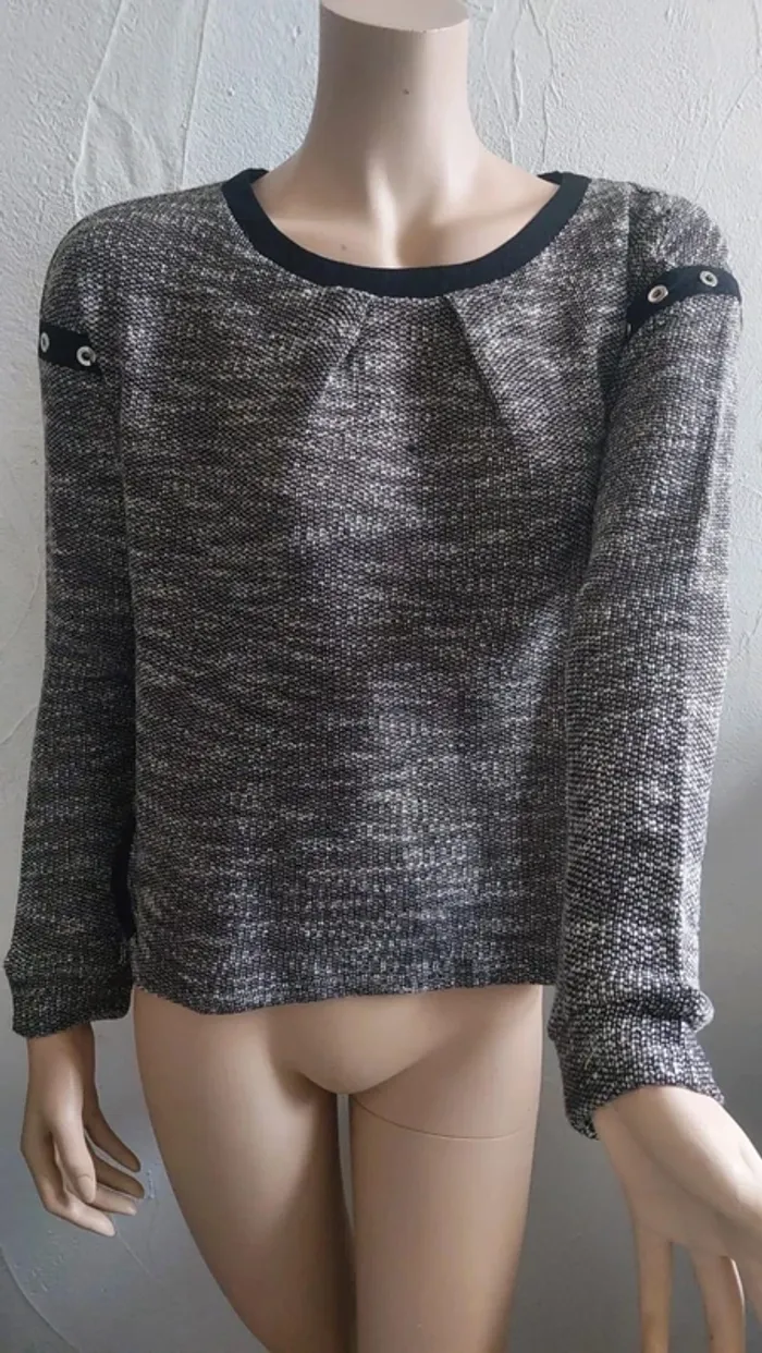 Pull gris original Taille L
