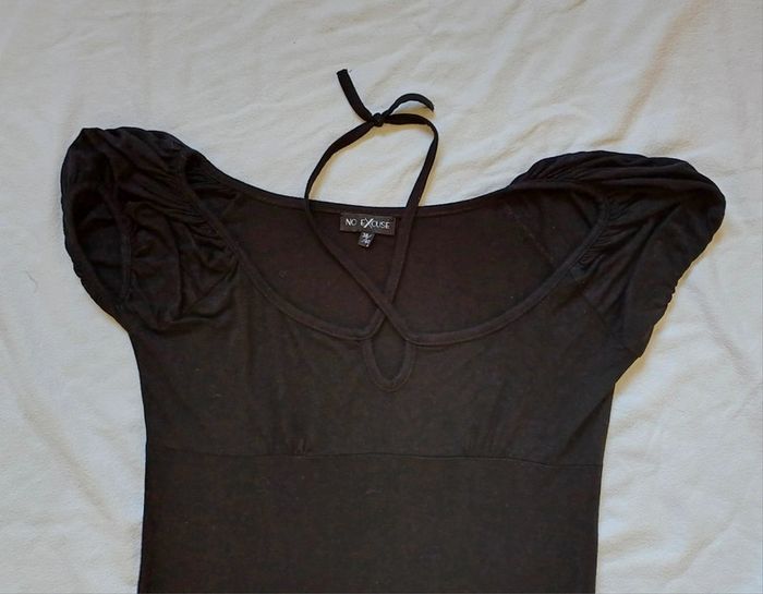 Tee shirt noir Habillé taille 38 / 40 - photo numéro 3