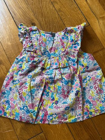 Magnifique blouse jacadi Liberty fille 3 ans parfait état