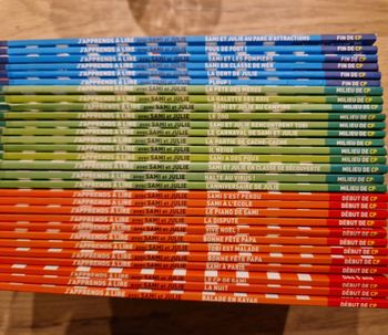 Lot de 30 livres sami et julie cp