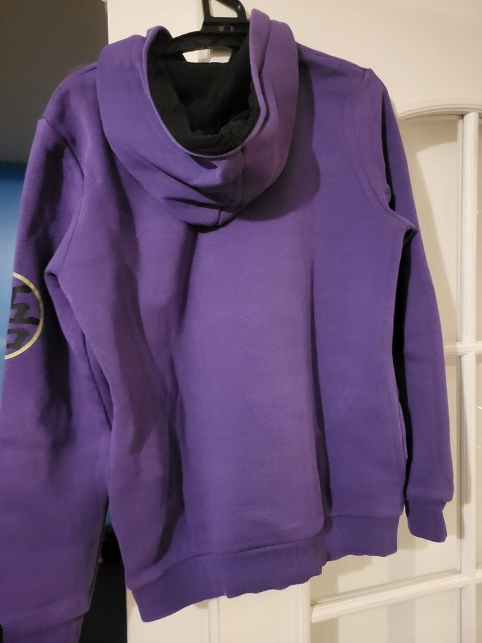 Sweat à capuche violet dragon ball taille M - photo numéro 3