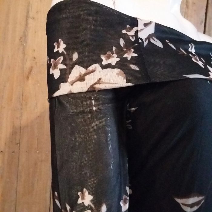 Robe y2k longue fleurs M - photo numéro 4