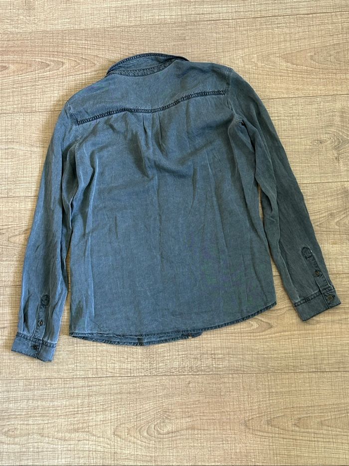 Chemise grise à manches longues Esprit taille française 34 TBE - photo numéro 8