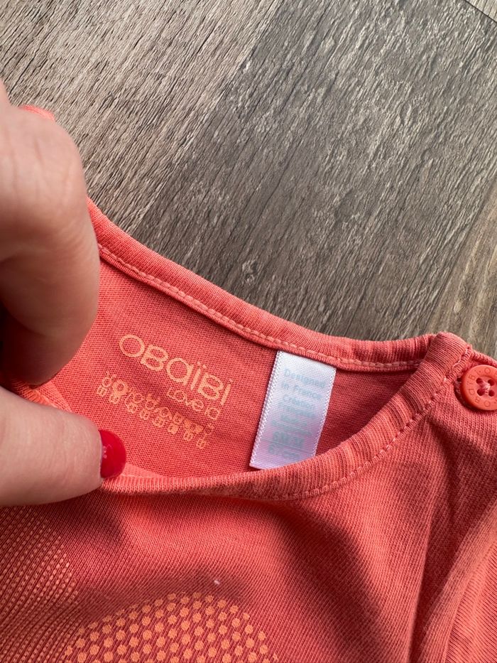 - Tee shirt Obaibi - 6 mois - Très bon état - photo numéro 2