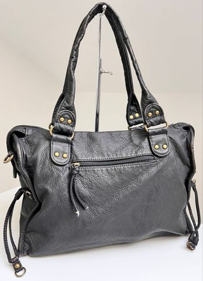 Sac étudiantes sac de cours noir mat - photo numéro 2