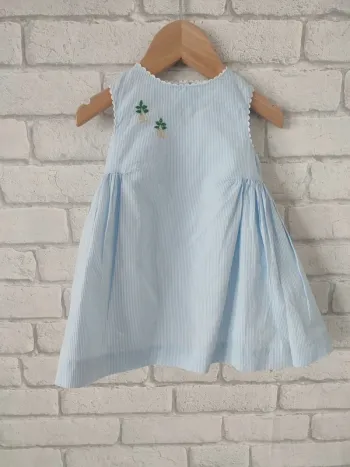Robe brodée Citrons – Cyrillus – 9 mois