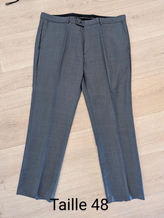 Pantalon de costume grise Devred - Taille : 48