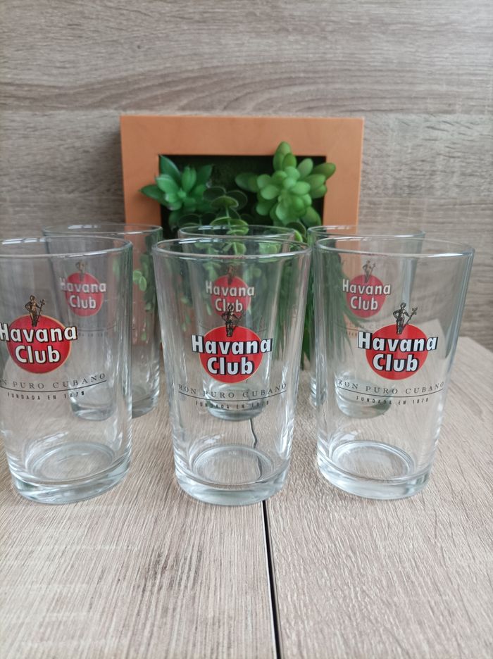 Lot 6 verres havana club - photo numéro 2