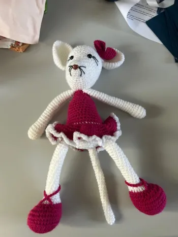 Souris peluche