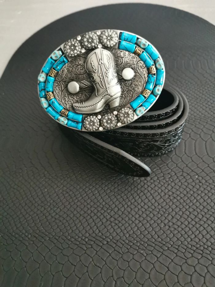 Ceinture de cowboy country bottes western