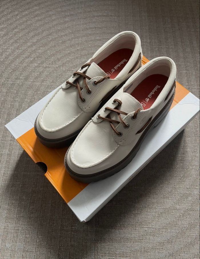 Mocassin Timberland Stone Street Cream 39.5 - photo numéro 3